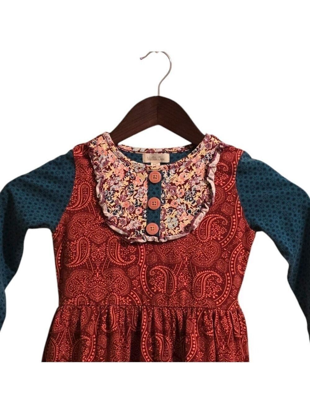 Matilda Jane Teresa Lap Dress Sz 4 - Picture 2 of 8